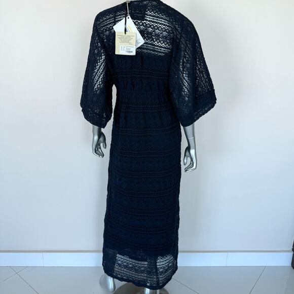 NWT!!! Pink Memories long dress size L Retail 572$ - Picture 4 of 10